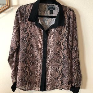 Stussy Python Button Down - Med NWOT